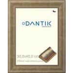 DANTIK rámeček 30x40 | KŘÍDLO malé stříbrné patina (Plexi Čiré) – Zboží Živě