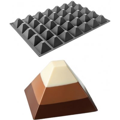 Pavoni forma silikon 35ks pyramida 7x7 v.4,5cm 80ml – Zbozi.Blesk.cz