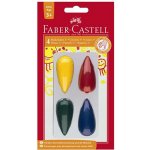 Faber Castell Plastové pastelky voskovky do dlaně 4ks – Zboží Dáma