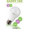 Žárovka SANDRIA LED žárovka E27 S2489 SANDY LED E27 A60 12W SMD 3000K