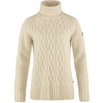 Fjallraven Övik Cable Knit Roller Neck W CHALK WHITE – Zbozi.Blesk.cz
