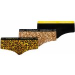 Lee Cooper Dámské kalhotky Lee Cooper černá | hnědá | hořčicová – Zboží Dáma