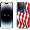 Pouzdro a kryt na mobilní telefon Apple Pouzdro mmCase iPhone 14 Pro 6.1 - USA vlajka