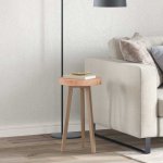 Omaxi 788689 Deska stolu Světle hnědá 30 x 4 cm (kruh) Pevné dubové dřevo – Zboží Dáma