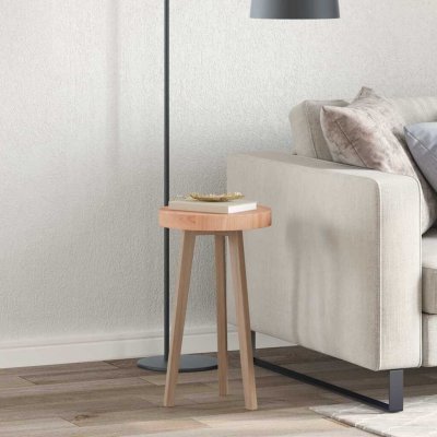Omaxi 788689 Deska stolu Světle hnědá 30 x 4 cm (kruh) Pevné dubové dřevo – Zboží Dáma