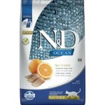 N&D Ocean Adult Cat Grain Free Herring Pumpkin & Orange 5 kg – Sleviste.cz