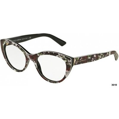 Dolce & Gabbana DG 3246 3019 vzor květ/černá – Zbozi.Blesk.cz