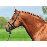 HKM Uzdečka kožená černá – Zboží Mobilmania