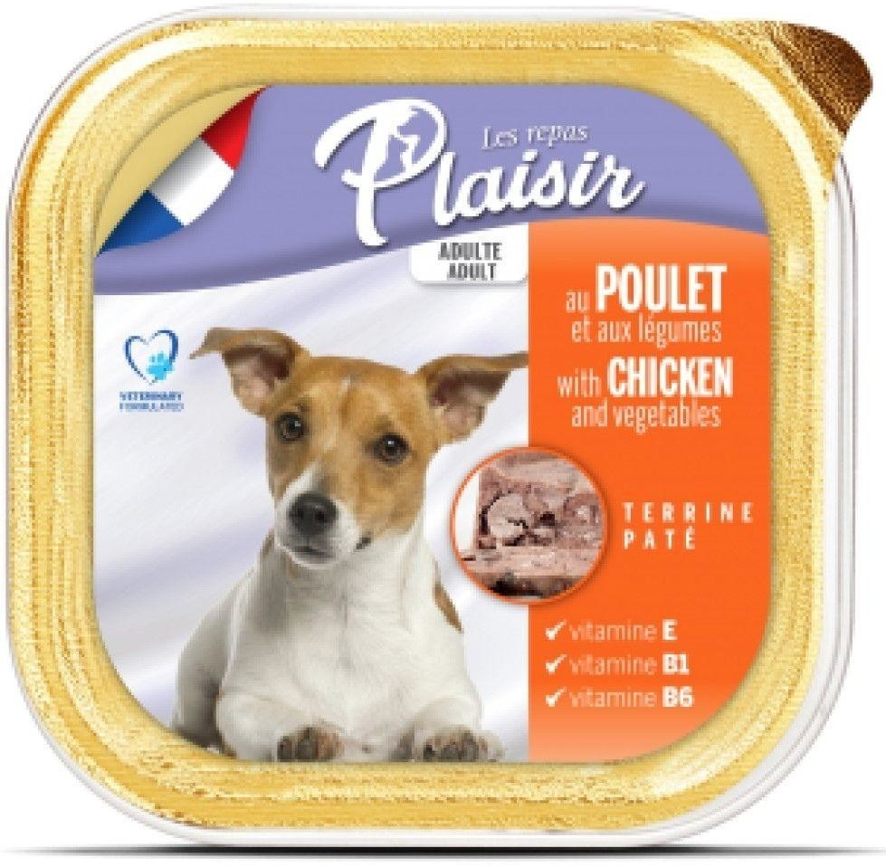 Plaisir Adult Dog kuřecí zelenina 300 g