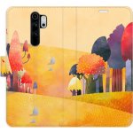 Pouzdro iSaprio Flip s kapsičkami na karty - Autumn Forest Xiaomi Redmi Note 8 Pro – Zbozi.Blesk.cz