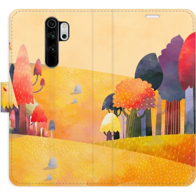 Pouzdro iSaprio Flip s kapsičkami na karty - Autumn Forest Xiaomi Redmi Note 8 Pro