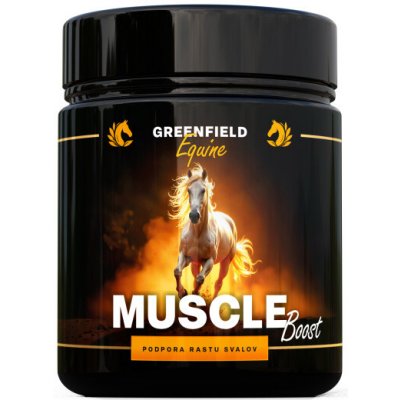 Greenfield Equine Muscle Boost zdravý růst svalů síla a kondice na přirozené bázi 1,5 kg – Sleviste.cz