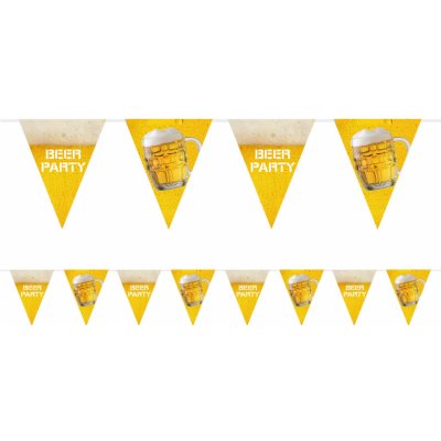 Girlanda vlajky žluté s puntíky – Zbozi.Blesk.cz