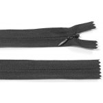 Spirálový zip no.3 skrytý nerozepínací 40cm látkový - více barev color: 732 černá – Hledejceny.cz
