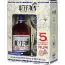 Rum Heffron Original 5y 38% 0,5 l (dárkové balení 2 sklenice)