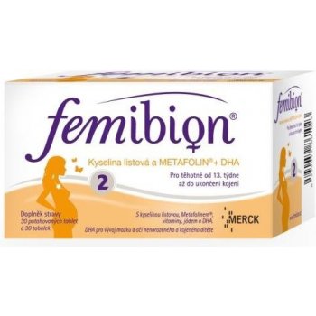 FemiBion 2 s Vitamínem D3 30 + 30 tablet