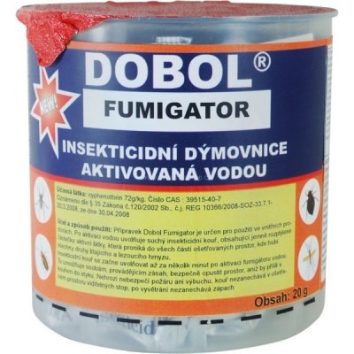 DOBOL FUMIGATOR dýmovnice proti hmyzu10ml – Zboží Dáma