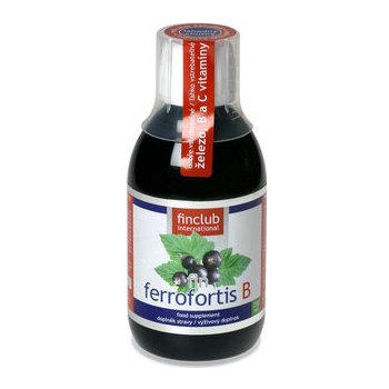 Finclub Ferrofortis B železo v "tekuté" formě 250 ml