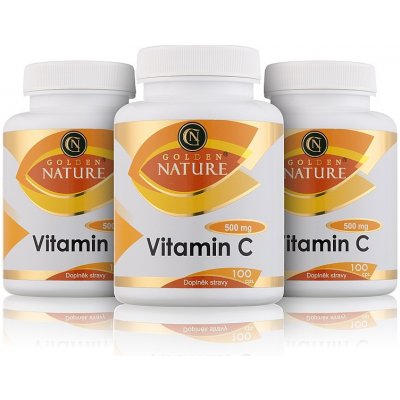 Golden Nature Vitamin C 500 mg 300 kapslí – Hledejceny.cz