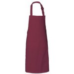 Link Kitchen Wear Nastavitelná zástěra na grilování bez potisku Červená vínová X979 – Hledejceny.cz