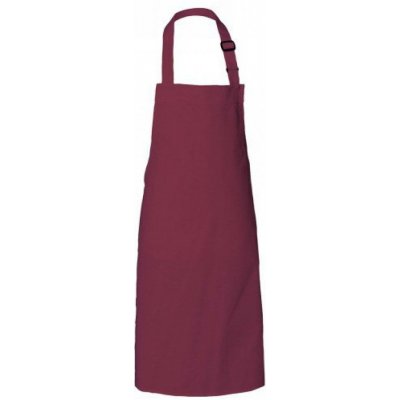 Link Kitchen Wear Nastavitelná zástěra na grilování bez potisku Červená vínová X979 – Hledejceny.cz