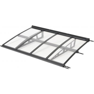 CoverTech Prodloužení stříšky dveří Kassel o 150 cm antracitová – Hledejceny.cz