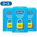 Durex Extra Safe 2+1 54ks – Hledejceny.cz