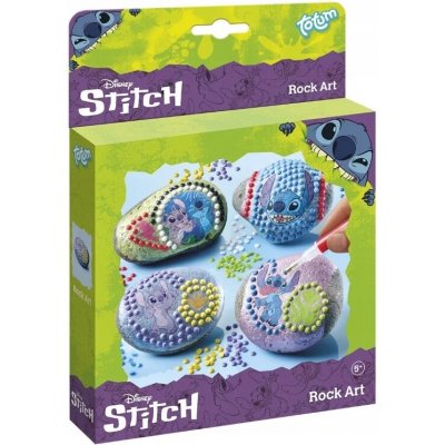 DISNEY Sada na malování kamenů STITCH 4 kameny barvy křišťály – Hledejceny.cz