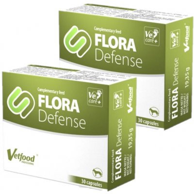 VETFOOD Flora Defense 2 x 30 kapsúl – Hledejceny.cz