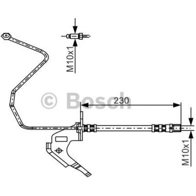 BOSCH Brzdová hadice 1 987 481 162