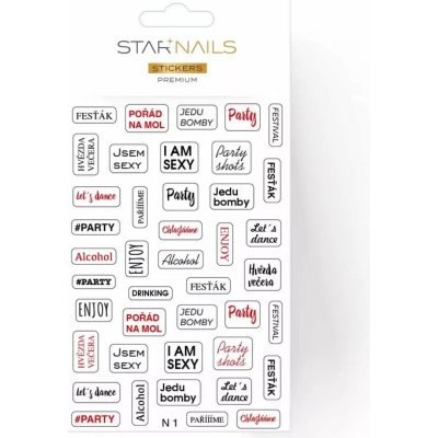 Starnails Nálepky na nehty 2D Premium samolepky SN21 – Hledejceny.cz