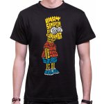 Fajntričko tričko Bart Simpson černá – Zboží Mobilmania