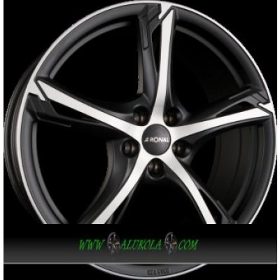 Ronal R62 7,5x18 5x100 ET45 matt jetblack polished | Zboží Auto
