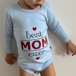 Body pro miminka Best Mom Lullaby modré