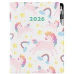 Design A4 denní 2026 Unicorn – Zboží Dáma