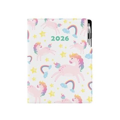 Design A4 denní 2026 Unicorn – Zboží Dáma