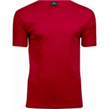 Tee Jays Vysokogramážové pevné pánské slim-fit triko Interlock 220 g/m Červená TJ520