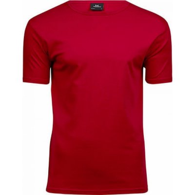 Tee Jays Vysokogramážové pevné pánské slim-fit triko Interlock 220 g/m Červená TJ520