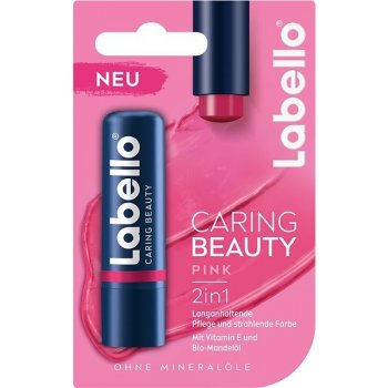 Labello Barevný balzám na rty Caring Beauty Pink 5,5 ml