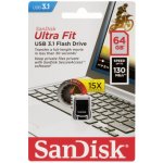 SanDisk Cruzer Ultra Fit 64GB SDCZ430-064G-G46 – Zboží Mobilmania
