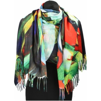 Stylová dámská zimní šála Rova slavné obrazy 18 – Sleviste.cz