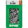 Vrut do dřeva Spax Uni vrut zápust.hlava T-Star+ T20 4CUT část.závit Wirox 5 x 80 mm 150 ks