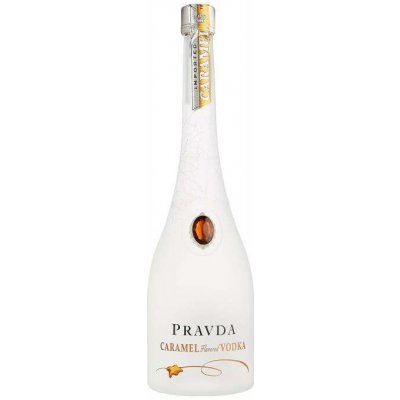 Vodka Pravda Caramel 37,5% 0,05 l (holá láhev) – Hledejceny.cz
