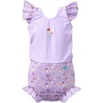 Splash About Plavky Happy Nappy kostýmek Lilac Spring Frills s volánky – Zboží Dáma