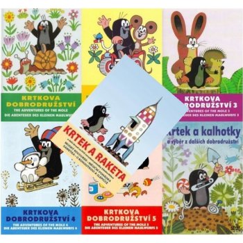 Krtek a raketa+Krtek a kalhotky+Krtkova dobrodružství 1.-5. díl - kolekce 7  DVD od 329 Kč - Heureka.cz