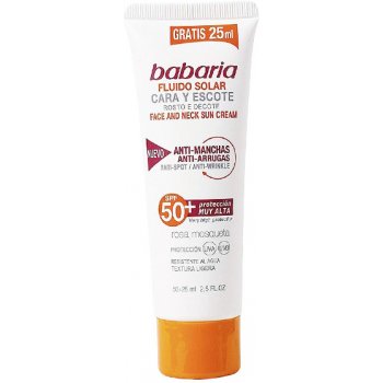 Babaria Solar Adn Sensitive krém na opalování na tvář SPF50 75 ml