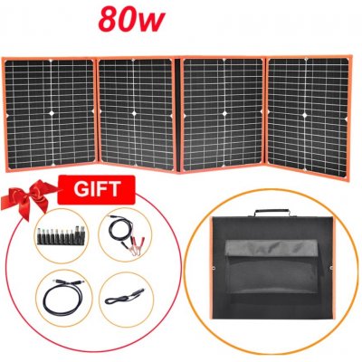 Xmund Orange přenosný solární panel 80Wp – Zboží Mobilmania