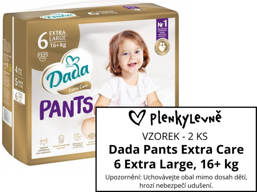 Dada Pants Extra Care 6 Extra Large 16+ kg 2 ks