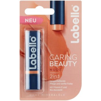 Labello Caring Beauty Nude barevný balzám na rty 4,8 g