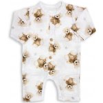 Kojenecký mušelínový overal Medvídek – Zbozi.Blesk.cz